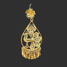 Load image into Gallery viewer, 810 Filigree Earrings Jumbo size for Folklorico

