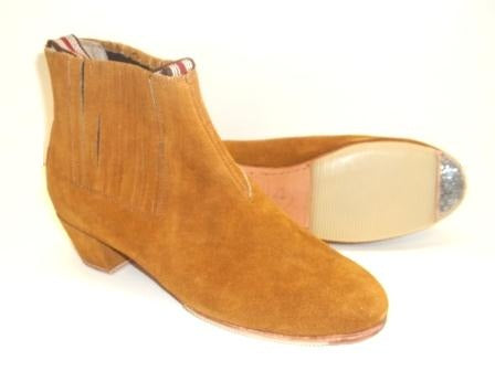 2002 Botin Tamaulipeco (Ankle Boot) in hunting (suede) w/nails Sizes 2.5 - 9.5