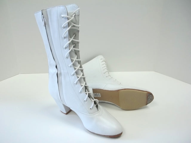 2101 Adelita (Front Lace Boot) in leather w/nails Sizes 2.5 - 9.5