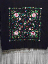 Load image into Gallery viewer, 50034 Manila Shawl (manton) Embroidered
