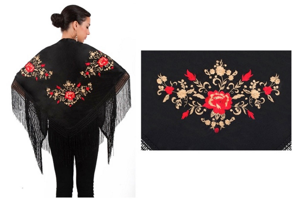 7002 Embroidered Shawl