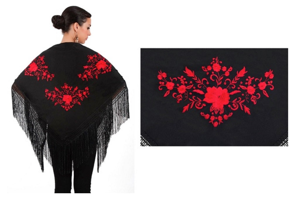 7003 Embroidered Shawl