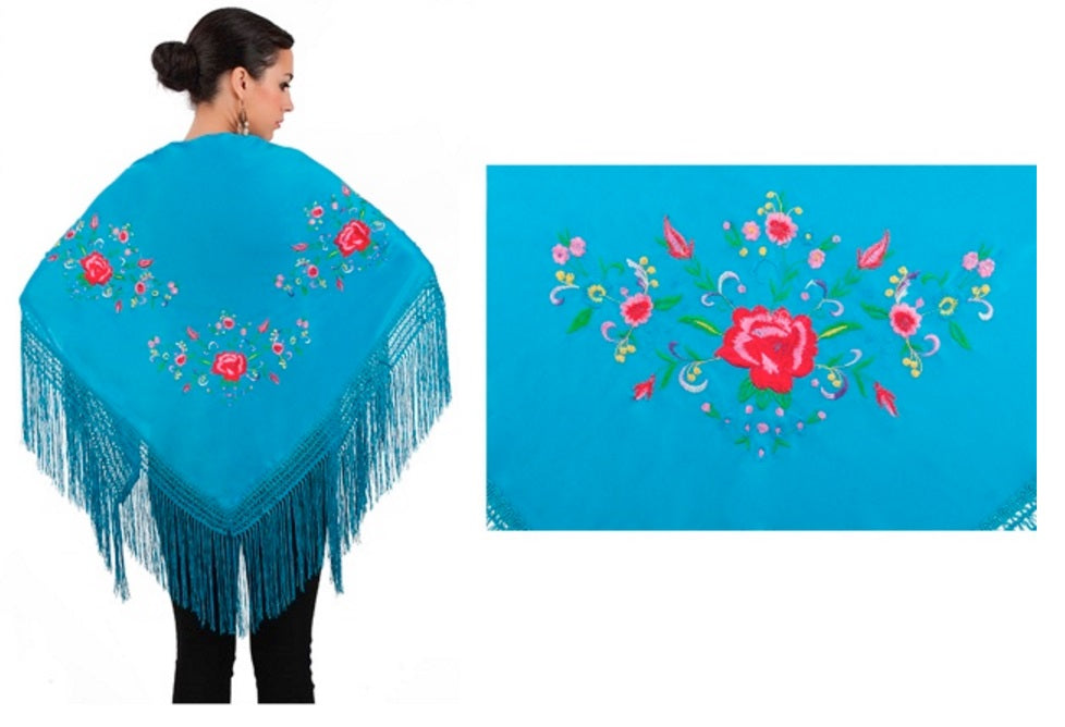 7012 Embroidered Shawl