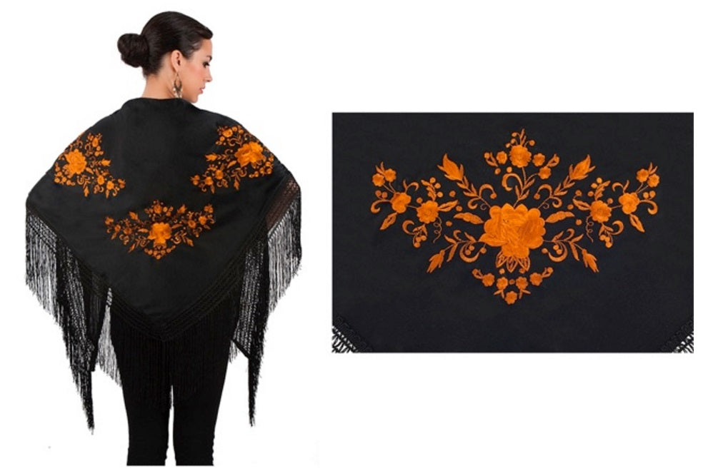 7013 Embroidered Shawl