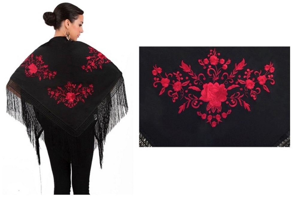 7014 Embroidered Shawl