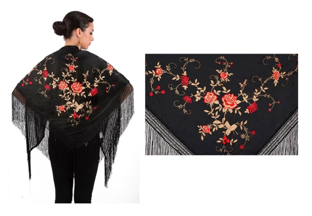 7017 Embroidered Shawl